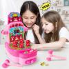 imageVATOS Whack Game Mole Mini Electronic Arcade Game with 2 Hammers Pounding Toys Toddler Toys for 3 4 5 6 7 8 Years Old Boys Girls Whack Game Mole Developmental Interactive ToyPink