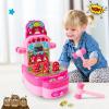 imageVATOS Whack Game Mole Mini Electronic Arcade Game with 2 Hammers Pounding Toys Toddler Toys for 3 4 5 6 7 8 Years Old Boys Girls Whack Game Mole Developmental Interactive ToyPink