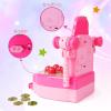 imageVATOS Whack Game Mole Mini Electronic Arcade Game with 2 Hammers Pounding Toys Toddler Toys for 3 4 5 6 7 8 Years Old Boys Girls Whack Game Mole Developmental Interactive ToyPink