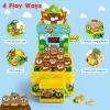 imageVATOS Whack Game Mole Mini Electronic Arcade Game with 2 Hammers Pounding Toys Toddler Toys for 3 4 5 6 7 8 Years Old Boys Girls Whack Game Mole Developmental Interactive ToyYellow