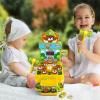 imageVATOS Whack Game Mole Mini Electronic Arcade Game with 2 Hammers Pounding Toys Toddler Toys for 3 4 5 6 7 8 Years Old Boys Girls Whack Game Mole Developmental Interactive ToyYellow