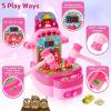 imageVATOS Whack Game Mole Mini Electronic Arcade Game with 2 Hammers Pounding Toys Toddler Toys for 3 4 5 6 7 8 Years Old Boys Girls Whack Game Mole Developmental Interactive ToyPink