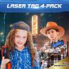 imageVatos Laser Tag Guns SetInfrared Mini Laser Tag for Kids with Badges 4 PackLaser Tag Game 4 Players Indoor OutdoorLaser Tag BlasterGroup Activity Fun Toy for Kids Age 4 5 6 7 Boys Girls