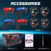 imageVatos Laser Tag Guns SetInfrared Mini Laser Tag for Kids with Badges 4 PackLaser Tag Game 4 Players Indoor OutdoorLaser Tag BlasterGroup Activity Fun Toy for Kids Age 4 5 6 7 Boys Girls