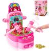 imageVATOS Whack Game Mole Mini Electronic Arcade Game with 2 Hammers Pounding Toys Toddler Toys for 3 4 5 6 7 8 Years Old Boys Girls Whack Game Mole Developmental Interactive ToyPink