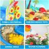 imageVATOS 3 Tier Sand Water Table Kids Splash Sand Table Water Toys for Aged 3 4 5 6 7 8 9 Activity Sensory Table Summer Beach Outside Toys for Toddlers Kids