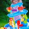 imageVATOS 3 Tier Sand Water Table Kids Splash Sand Table Water Toys for Aged 3 4 5 6 7 8 9 Activity Sensory Table Summer Beach Outside Toys for Toddlers Kids