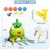 imageVATOS Kids Outdoor Water Play Sprinklers 2 in 1 Frog Sprinkler Spinning Spray Game ampamp Catch Ball Game Toddler Summer Water Play Set Splash Water Play Toys for Boys Girls Dogs Pets Backyard Garden