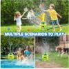 imageVATOS Kids Outdoor Water Play Sprinklers 2 in 1 Frog Sprinkler Spinning Spray Game ampamp Catch Ball Game Toddler Summer Water Play Set Splash Water Play Toys for Boys Girls Dogs Pets Backyard Garden