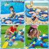 imageVATOS Outdoor Water Table Toy for Kids  62Pcs Large Water Park Playset Activity Waterway with Boat Windup Toy for Backyard Lawn Pool Summer Outside for Toddlers Boys Girls 35