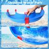 imageVATOS Outdoor Water Table Toy for Kids  62Pcs Large Water Park Playset Activity Waterway with Boat Windup Toy for Backyard Lawn Pool Summer Outside for Toddlers Boys Girls 35