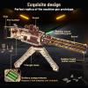 imageVATOS 3D Wooden Puzzle Machine Gun Model with Rubber BandsWooden Puzzles for Adults 344pcs Wood Puzzles DIY Building Model Kits  Excellent for Adult Teens and Craft Enthusiasts Ages 14