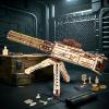 imageVATOS 3D Wooden Puzzle Machine Gun Model with Rubber BandsWooden Puzzles for Adults 344pcs Wood Puzzles DIY Building Model Kits  Excellent for Adult Teens and Craft Enthusiasts Ages 14