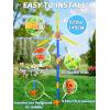 imageVATOS 57quot Windmill Water Sprinkler Outdoor Yard Toy for Kids New Upgrades 360 Spining Splash with 36 Spray Nozzles Summer Fun Play Games for Boys Girls Dogs and Backyard ampamp Garden Lawn Watering