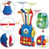 imageVATOS Golf Set for Kids 34PCS Kids Golf Clubs Kit with DoubleSided Golf Board Golf cart 4 Colorful Golf Clubs 14 Balls 2 Practice Holes ampamp Bases Golf mat Toddler Golf Set Game for Boys Girls
