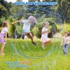 imageVATOS 2in1 Water Sprinkler Outdoor Yard Toy for Kids 255ft Splash Jump Rope Toys 12 Spray Holes Outside Sprinkler Skipping Rope Team Game for Backyard Beach Park ampamp Summer Party FunBlue