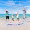 imageVATOS 2in1 Water Sprinkler Outdoor Yard Toy for Kids 255ft Splash Jump Rope Toys 12 Spray Holes Outside Sprinkler Skipping Rope Team Game for Backyard Beach Park ampamp Summer Party FunPurple