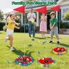 imageVATOS 2in1 Light up Golf Toy Set Golf Chipping Game ampamp Bean Bag Toss with 6 LED Targets 2 Clubs 18 Balls Night Golfs Play for Indoor Outdoor Party Yard Golfer Gifts Sports Toys for Kids 512