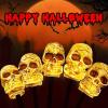 imageVATOS Halloween Decorations Outdoor Skull Solar Lights  5Pack Skeleton Outside Pathway Lights Waterproof Solar Powered Skull Stakes Lights Scary Halloween Outdoor Lighted Holiday Party Yard Decor