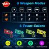 imageVATOS Rechargeable Toy Guns Set  4 Player Toy Gun with Charging Station No Vests Needed Infrared Toy Guns with Data Display for Kids Teen Adults Family Group Activity Game for All Ages