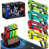 imageVATOS Rechargeable Toy Guns Set  4 Player Toy Gun with Charging Station No Vests Needed Infrared Toy Guns with Data Display for Kids Teen Adults Family Group Activity Game for All Ages