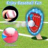 imageVATOS Toss and Catch Ball Game Set 6 Sticky Balls ampamp 4 Baseballs Training Glove with LED Light Outdoor Toys Backyard Garden Lawn Games Sports for Kids Boys Girls 312