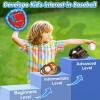 imageVATOS Toss and Catch Ball Game Set 6 Sticky Balls ampamp 4 Baseballs Training Glove with LED Light Outdoor Toys Backyard Garden Lawn Games Sports for Kids Boys Girls 312