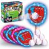 imageVATOS Toss and Catch Ball Game Set 6 Sticky Balls ampamp 4 Baseballs Training Glove with LED Light Outdoor Toys Backyard Garden Lawn Games Sports for Kids Boys Girls 312