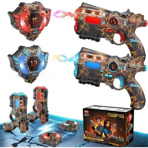 imageVATOS Rechargeable Laser Tag Set  24GHz Data Fully SYNC Gun ampamp Vest Sensors  Cool Birthday Toys ampamp Ideas Laser Tag Gun for Kids Teen Adults for Outdoor Family Activities