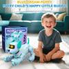 imageVATOS New Kids Smart Remote Control Robot Dog17 Fun Interactive Functions Intelligent Programmable Kid Robotic Puppy with 2 Batteries Singing Dancing Walking Robot Dog Toy for Kids 38 Year Blue
