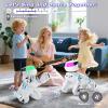 imageVATOS Remote Control Robot Dog Toy for Kids Smart Programmable Robotic Dog with MultiColor LED Eyes ampamp Bluetooth Player Singing Dancing Interactive Robot Puppy for Boys Girls Ages 310 GreyWhite