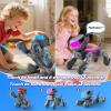 imageVATOS Remote Control Robot Dog Toy for Kids Smart Programmable Robotic Dog with MultiColor LED Eyes ampamp Bluetooth Player Singing Dancing Interactive Robot Puppy for Boys Girls Ages 310 GreyGrey