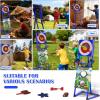 imageVATOS 2in1 Axe ampamp Football Throwing Game Set Bristle Axe Toss Target with 16 pcs Safe Darts Portable Outdoor ampamp Indoor Backyard Games for Teens and Adults Lawn Carnival Camping Party Toy Gift