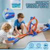 imageVATOS Shark Toys Car Track Set Dual Loop Race Track Toy for Boys Shark Car Racing Tracks with 2 Race Cars ampamp Launchers Jumping Raceway Playset Kids Toys Gift for Boys Girls 3 4 5 6 7 8 Year Old