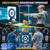 imageVATOS Smart Electronic Shooting Game Set with AutoScoring Target Base and Rechargeable Gun RealTime Voice Feedback 4 Shooting Modes Indoor Outdoor Toy for Teens Adults Family Party