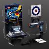 imageVATOS Smart Shooting Target Set 24GHz Rechargeable Toy Gun with Electronic AutoScoring and RealTime Voice Feedback 4 Game Modes Indoor and Outdoor Target Shooting Toy for Kids Age 10 Teens