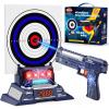 imageVATOS Smart Shooting Target Set 24GHz Rechargeable Toy Gun with Electronic AutoScoring and RealTime Voice Feedback 4 Game Modes Indoor and Outdoor Target Shooting Toy for Kids Age 10 Teens