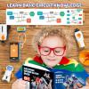 imageVATOS Space Science Circuit Kits for Kids  31PCS Electronics Exploration STEM Kit with 100 Projects Rocket Launcher ampamp Light Up Astronaut  Educational Learning Toy Gift for Boys Girls Ages 6
