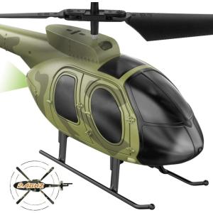 imageVATOS Remote Control Helicopter for Kids Camouflage RC Helicopter 24GHz Radio Controlled Airplane with Gyro 3 Channel Indoor Toy OneKey TakeOff Gift for Boys Adults