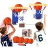 imageVATOS 2 Pcs LED Basketball Hoop Toy Set  Mini Basketball Hoop Indoor for Kids with 2 Game Mode Sound Effect AutoScore ampamp 4 Balls Stickon Basketball Hoop Toy Sport Game for Kids 38