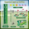 imageVATOS Golf Putting Set for Kids  Light up Kids Golf Game Toys with Putting Mat Putter 3 Holes ampamp 6 Balls 3 Glow Indoor Outdoor Yard Golfs Game Sports Toys Birthday Gifts for Boys Girls Kids 38