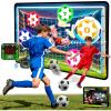 imageVATOS Electronic Scoring Soccer Toy Game Set for Kids Indoor Outdoor Soccer Training Target with RealTime Scoring 2 Modes Fabric Goal and 2 Soft Balls Fun Sport Birthday Ages 3