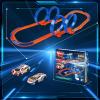 imageDIY Dual RC Slot Cars Track VATOS Race Car Track Set for Kids 37 360 Loop High Speed Competitive Tracks Toy with 2pcs Race Cars Christmas Birthday Gift for Boys Girls 3 4 5 6 7 8 9 Years Old