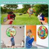 image:imageVATOS 29 Inches Dart Board Shooting Game Set  Hanging Double Sided Dinosaur Target Shooitng Board Game with 6 Toy Gun 20 Soft Form Darts Indoor Outdoor Garden Party Games Toys for 37 Years Old Kids