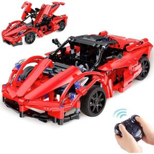 image:imageVATOS STEM RC Building Toys for Boys STEM Toys for 6 Year Olds Remote Control Cars Engineering Building Bricks Roadster Kits Racer Toy Racing Car Building Blocks Best Gifts for Kids Age 6 7 8 9