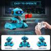image:imageVATOS 2PCS RC Robot Toys for Kids Rechargeable Remote Control Emo Robots with Music amp Shining LED Eyes Flexible Head amp Arms Touch Sensor Intelligent Talking Robot Gifts for 3 Years Old Boys Girls