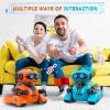 image:imageVATOS 2PCS RC Robot Toys for Kids Rechargeable Remote Control Emo Robots with Music amp Shining LED Eyes Flexible Head amp Arms Touch Sensor Intelligent Talking Robot Gifts for 3 Years Old Boys Girls