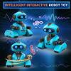 image:imageVATOS 2PCS RC Robot Toys for Kids Rechargeable Remote Control Emo Robots with Music amp Shining LED Eyes Flexible Head amp Arms Touch Sensor Intelligent Talking Robot Gifts for 3 Years Old Boys Girls