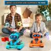 image:imageVATOS 2PCS RC Robot Toys for Kids Rechargeable Remote Control Emo Robots with Music amp Shining LED Eyes Flexible Head amp Arms Touch Sensor Intelligent Talking Robot Gifts for 3 Years Old Boys Girls