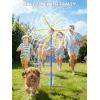 image:imageVATOS 59 Windmill Water Sprinkler Outdoor Yard Toy for Kids New Upgrades DoubleSided with 6 Blades 54 Spray Nozzles 360 Spining Splash Summer Fun Play for Boys Girls Pets and Lawn Watering